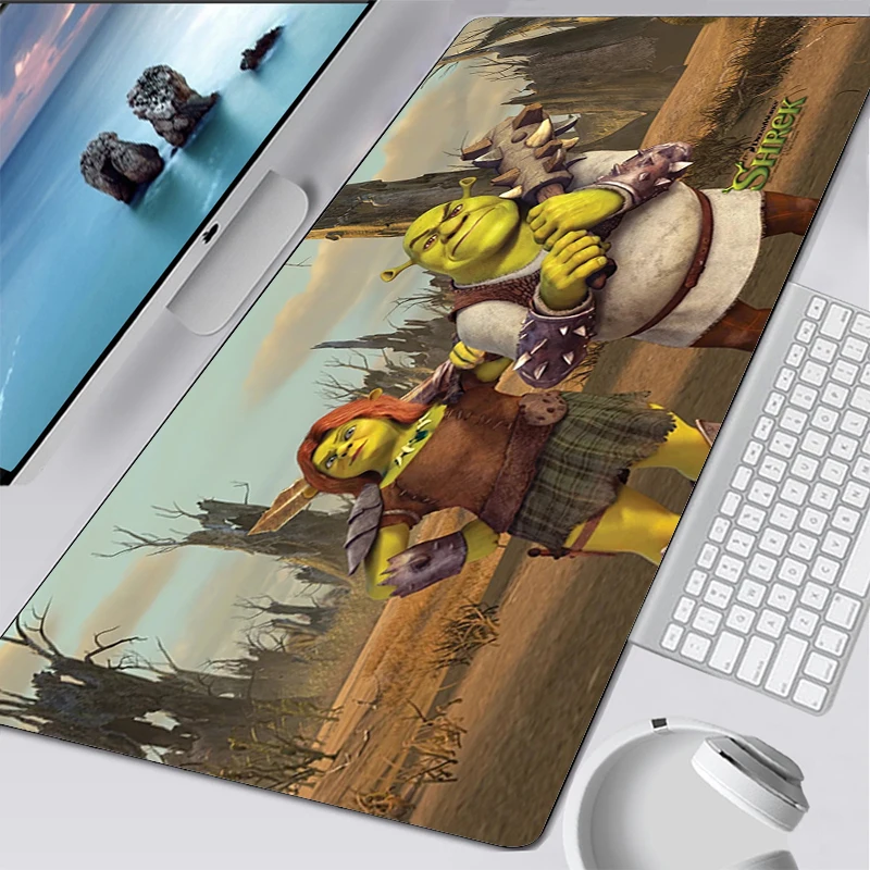 Shrek Gaming Mouse Pad Pc Mats Computer Keyboard Mouse Mat Mousepad Kawaii Gamer Accessories Mouse Pad 1 - Shrek Shop