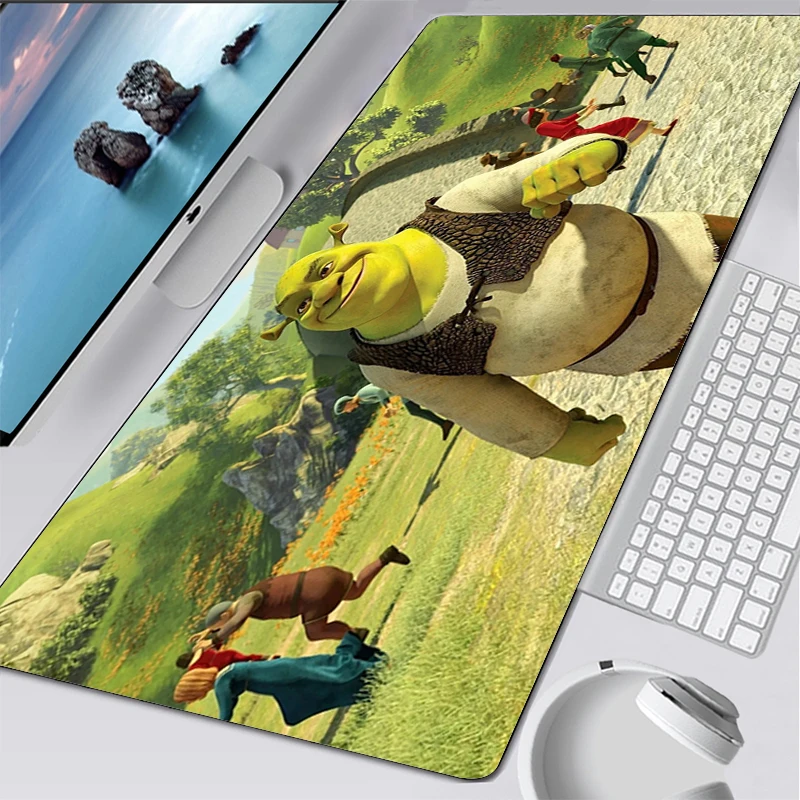 Shrek Gaming Mouse Pad Pc Mats Computer Keyboard Mouse Mat Mousepad Kawaii Gamer Accessories Mouse Pad 6 - Shrek Shop